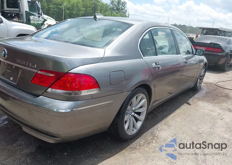 2007 BMW 750Li from USA, damaged, VIN WBAHN83537DT74855
